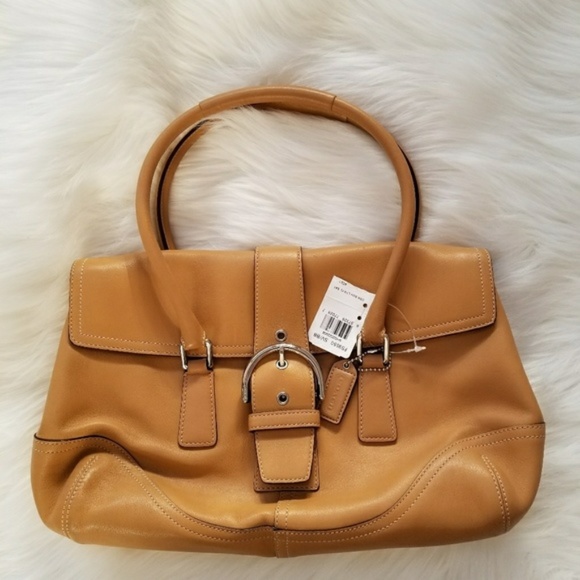 Coach Handbags - COACH Camel Shoulder Bag